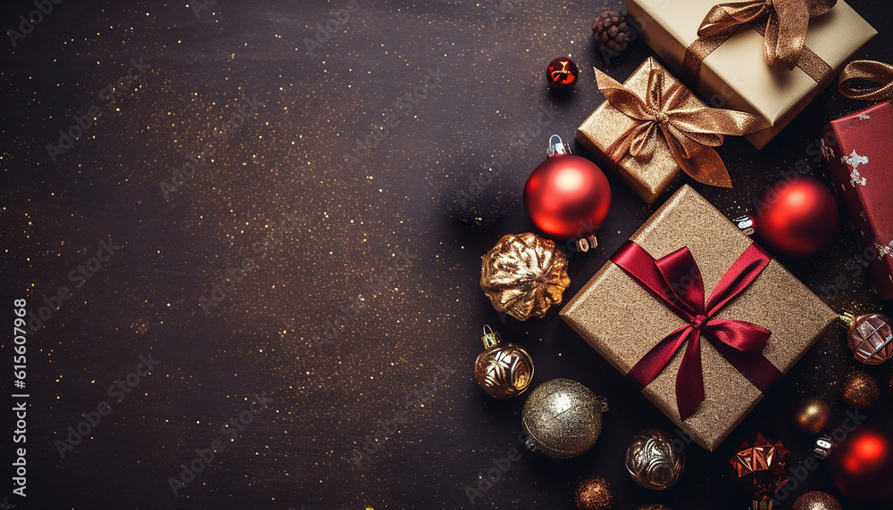 Naklejka premium Christmas themed backgrounds