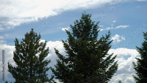 Time lapse of clouds in Montana  photo