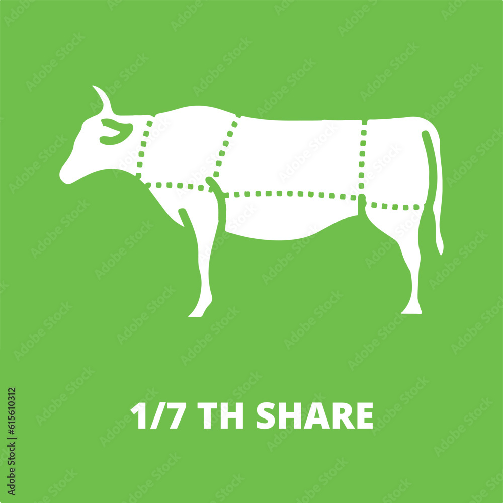 Obraz premium Cow 7 Share