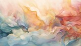 Abstract bright watercolor background. Pastel colors - Generative AI