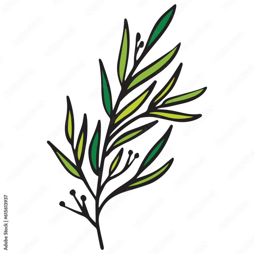 Obraz premium branch with leaves