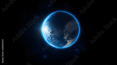 宇宙から見た地球の壮大な景観 No.032 | A Majestic View of Earth from Space Generative AI