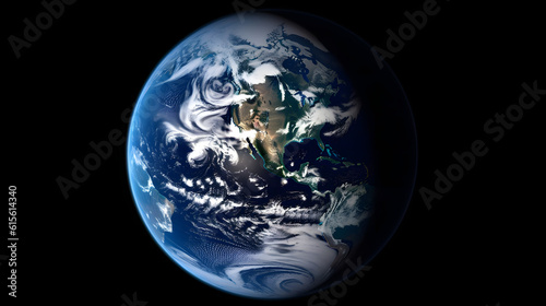 宇宙から見た地球の壮大な景観 No.031 | A Majestic View of Earth from Space Generative AI