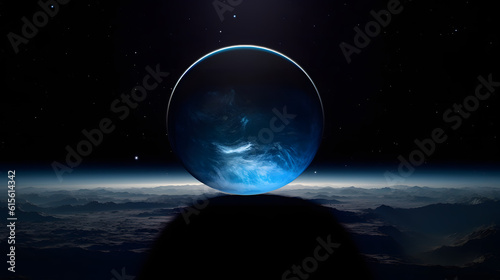 宇宙から見た地球の壮大な景観 No.033 | A Majestic View of Earth from Space Generative AI