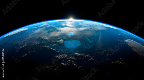 宇宙から見た地球の壮大な景観 No.039 | A Majestic View of Earth from Space Generative AI