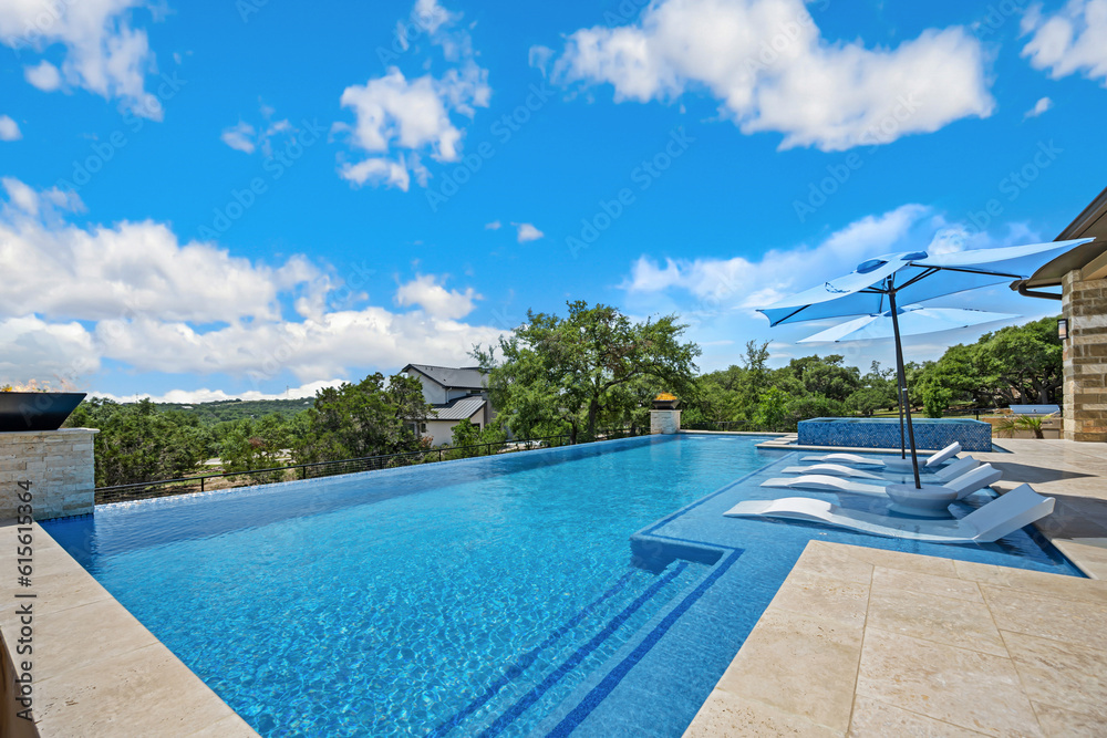 Luxury modern pool 
