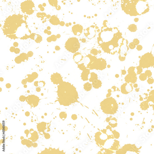 yellow color dropping on the white background 