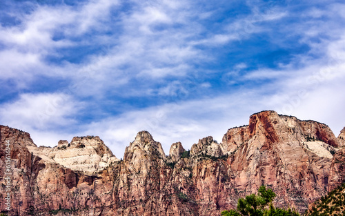 mountains in Zion National Park