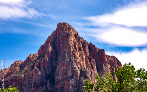 mountains in Zion National Park