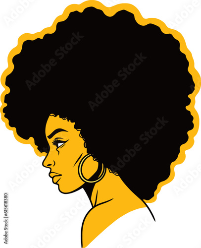 afro woman