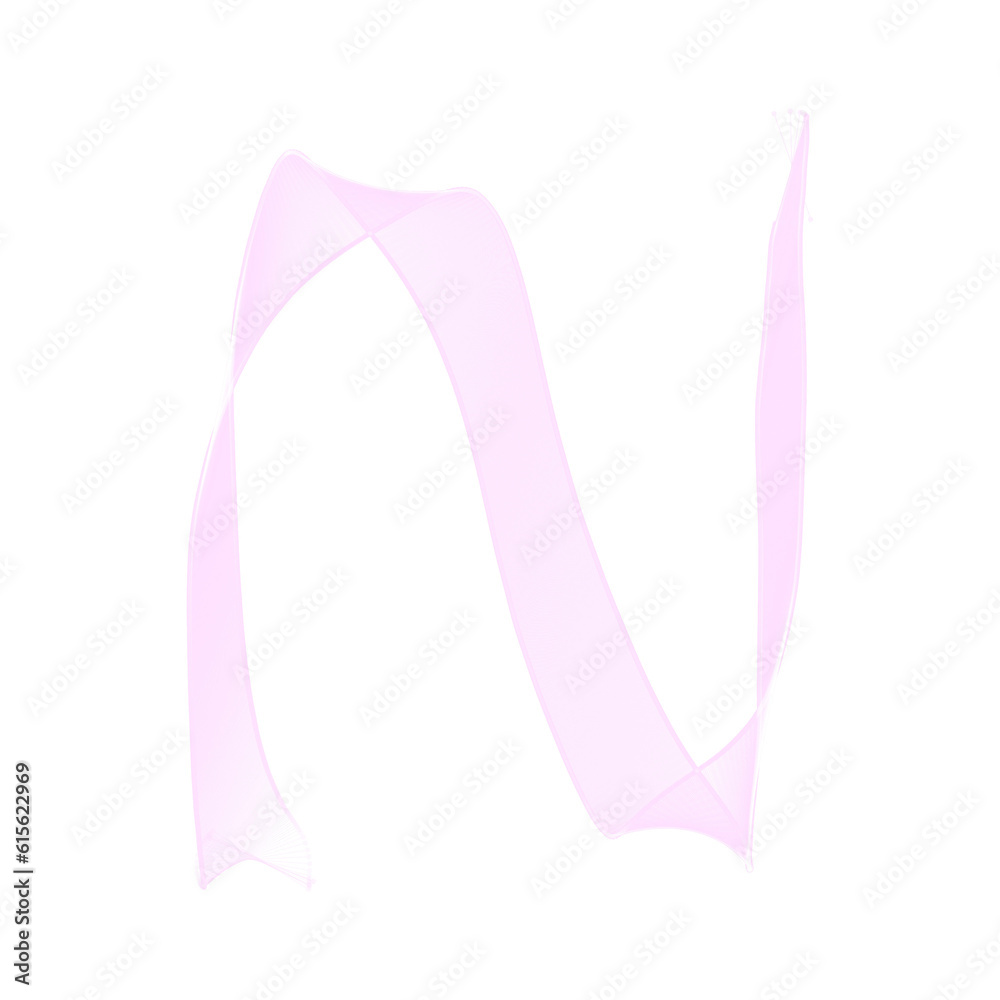 english alphabet ribbon. english alphabet ribbon.