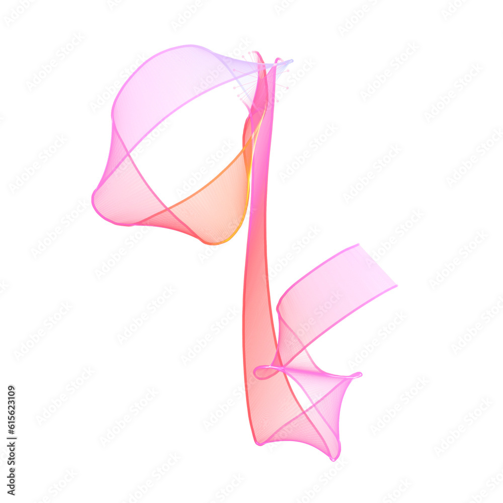english alphabet ribbon. english alphabet ribbon.