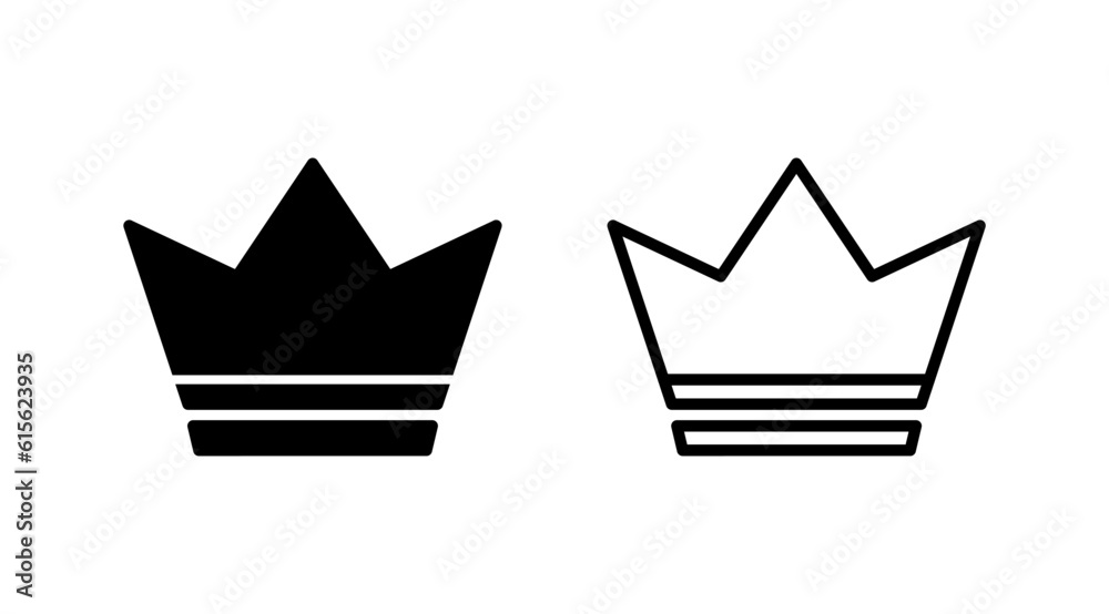 Crown Icon vector. Crown symbol for web site design, Crown Icon vector. Crown symbol for web site design,
