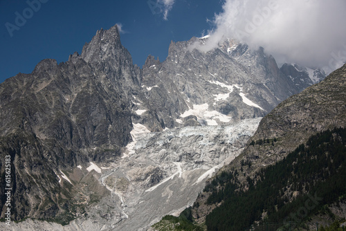 Valle del monte Bianco Valle d'Aosta Italia 