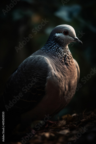 Portrait of Dove Dramatic and Cinematic Lighting Photography, Generative AI