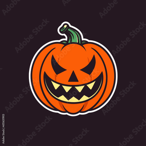 Smiling Pumpkin Vector
