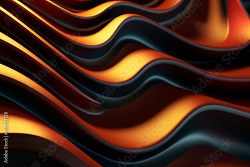 Abstract modern futuristic wavy and blurred light curved lines background