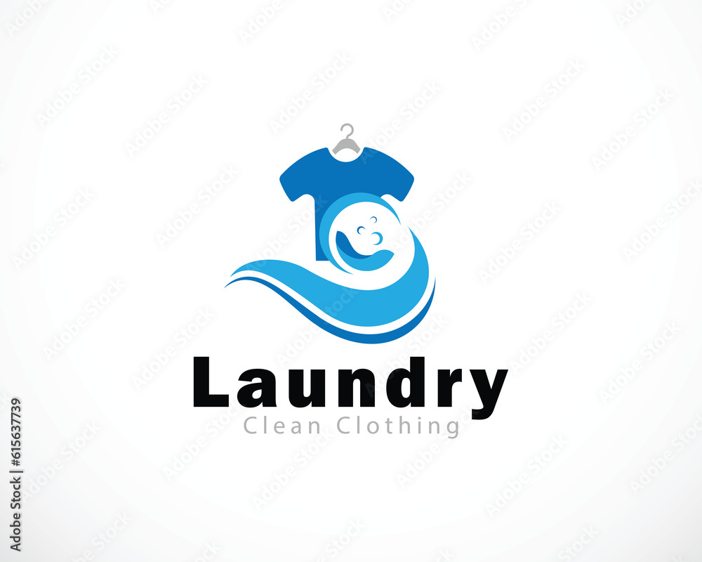 laundry logo creative clean clothes design concept creative soap sign brand laundry logo creative clean clothes design concept creative soap sign brand
