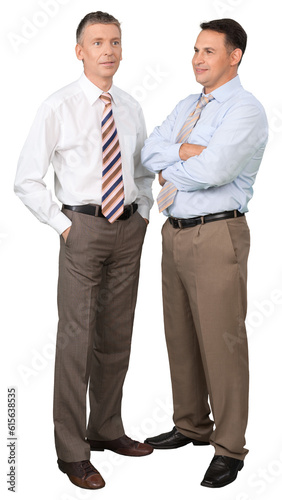 Portrait of Businessmen Talking