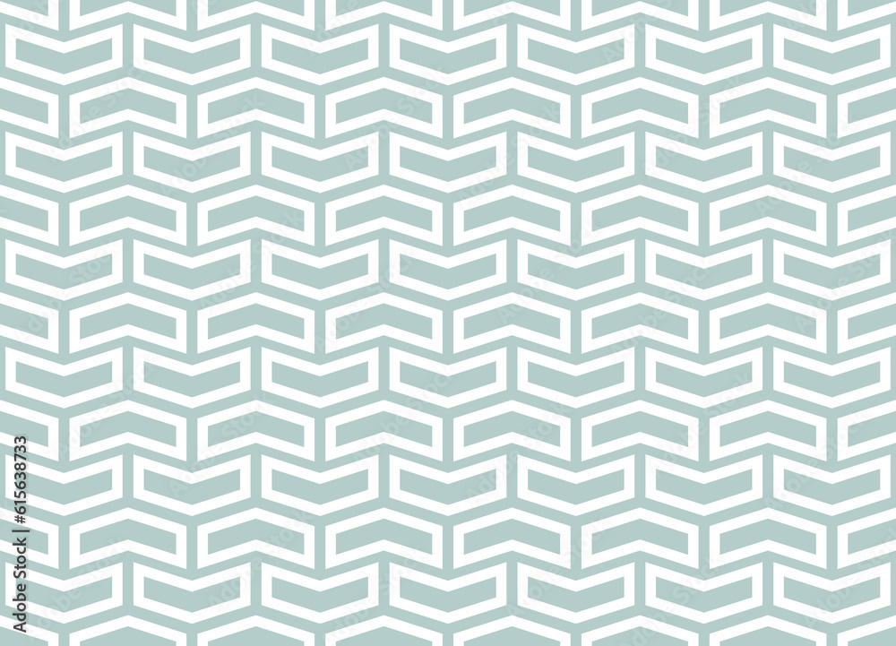 Geometric pattern with light blue and white . Geometric modern ornament. Seamless abstract background