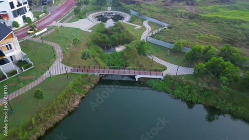 Wallpaper Mural Bridge over river and lake Torontodigital.ca