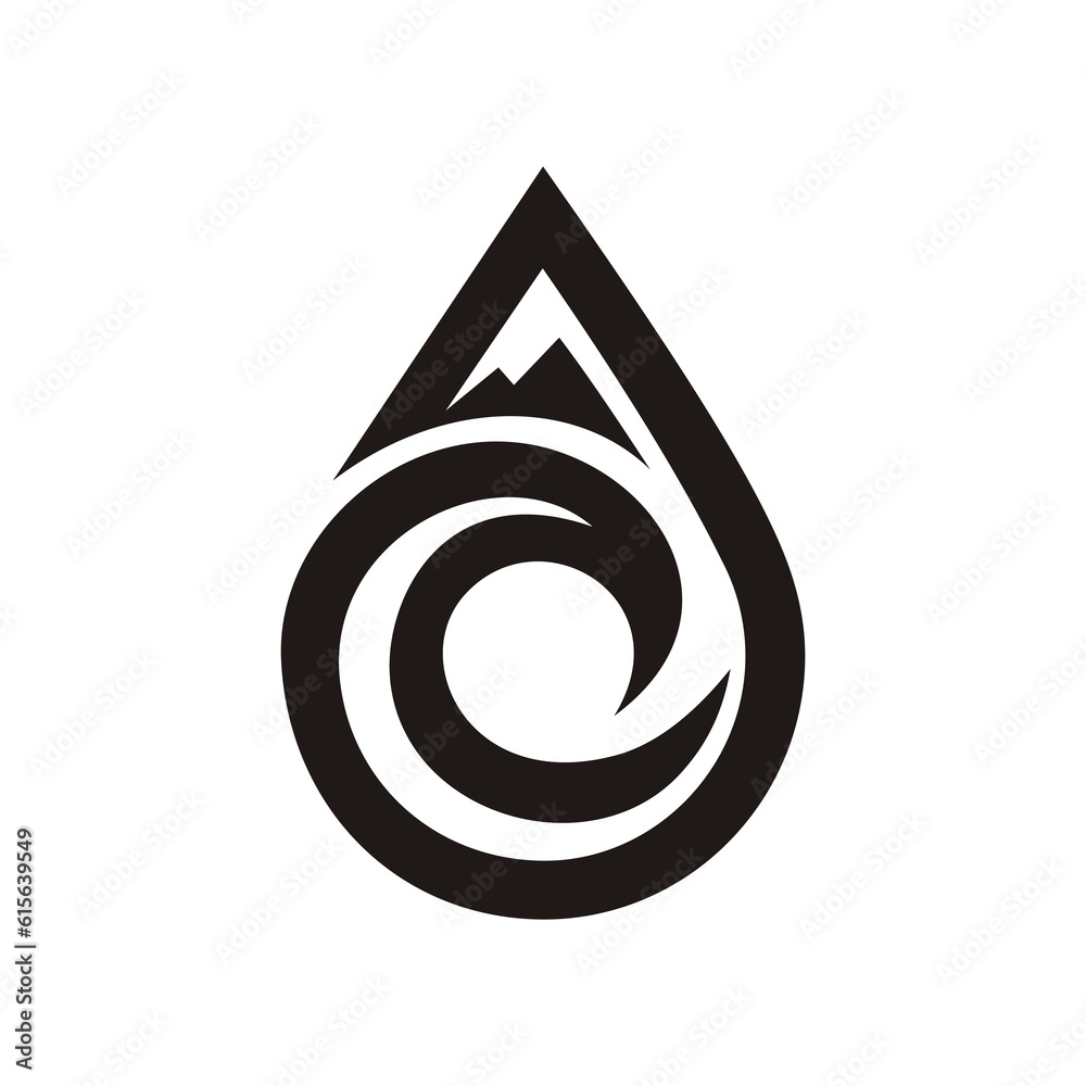 logo design vector icon abstract modern mountain wave water logo symbol logo design vector icon abstract modern mountain wave water logo symbol
