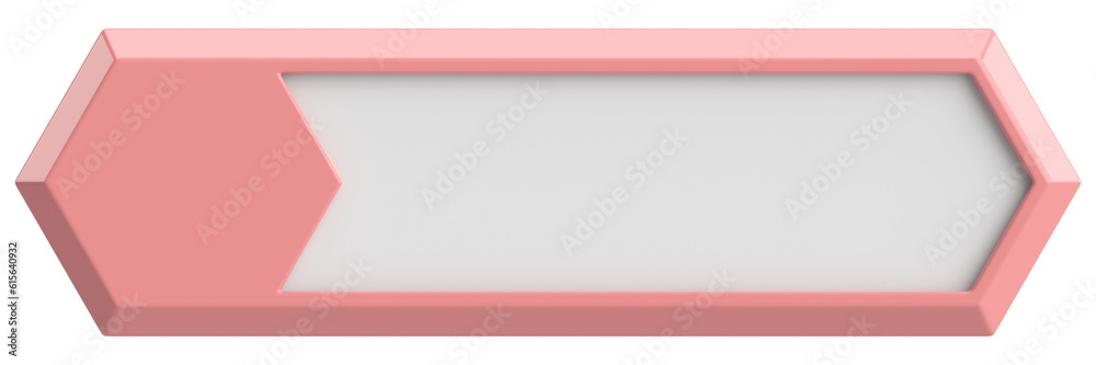 3D button. Empty button. 3D illustration. 3D button. Empty button. 3D illustration.