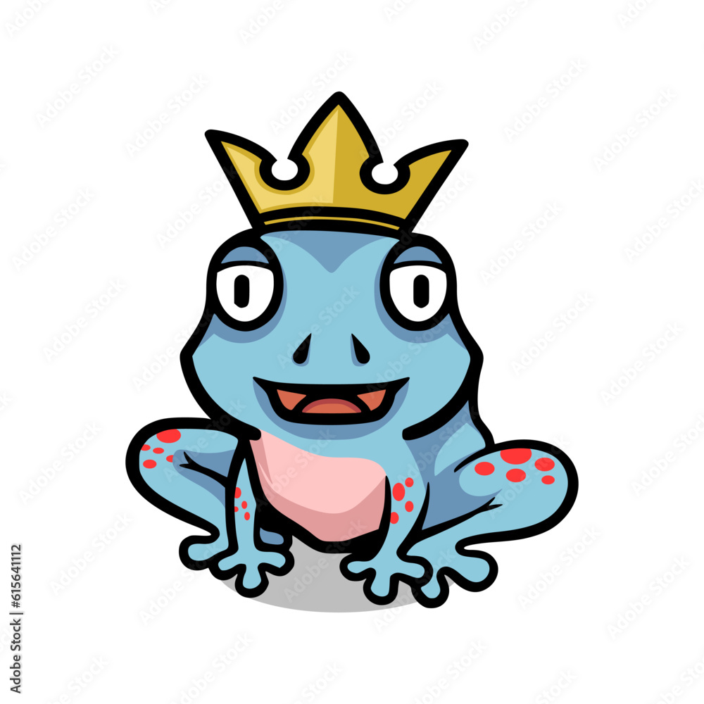 Frog kong mascot cartoon