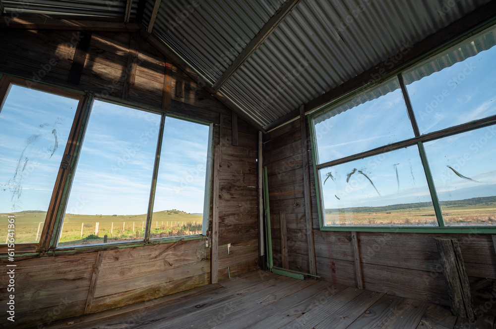 Interior of a semi-destroyed house in the countryside of Uruguay. Interior of a semi-destroyed house in the countryside of Uruguay.