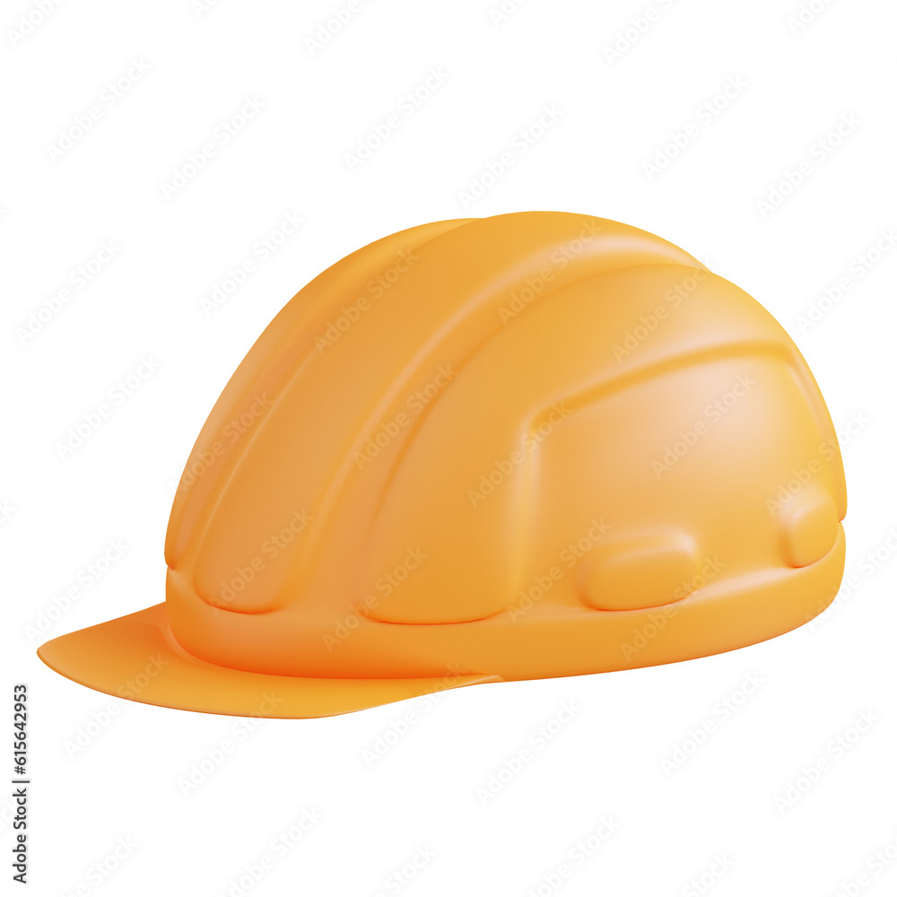 Fototapeta premium 3d illustration safety helmet