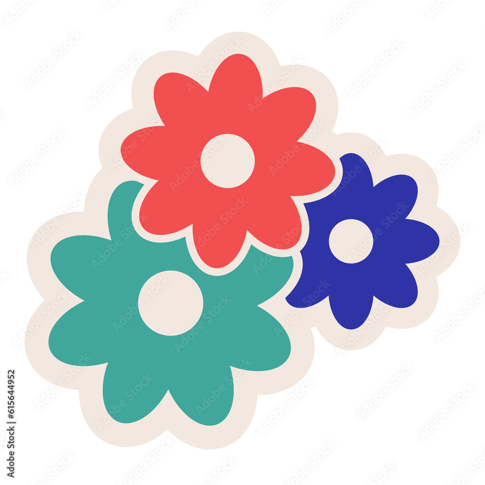 cute sticker flowers cute sticker flowers