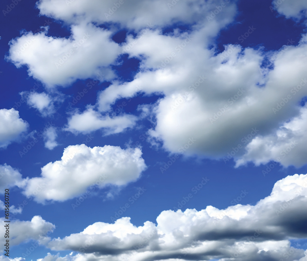 Obraz premium blue sky with clouds