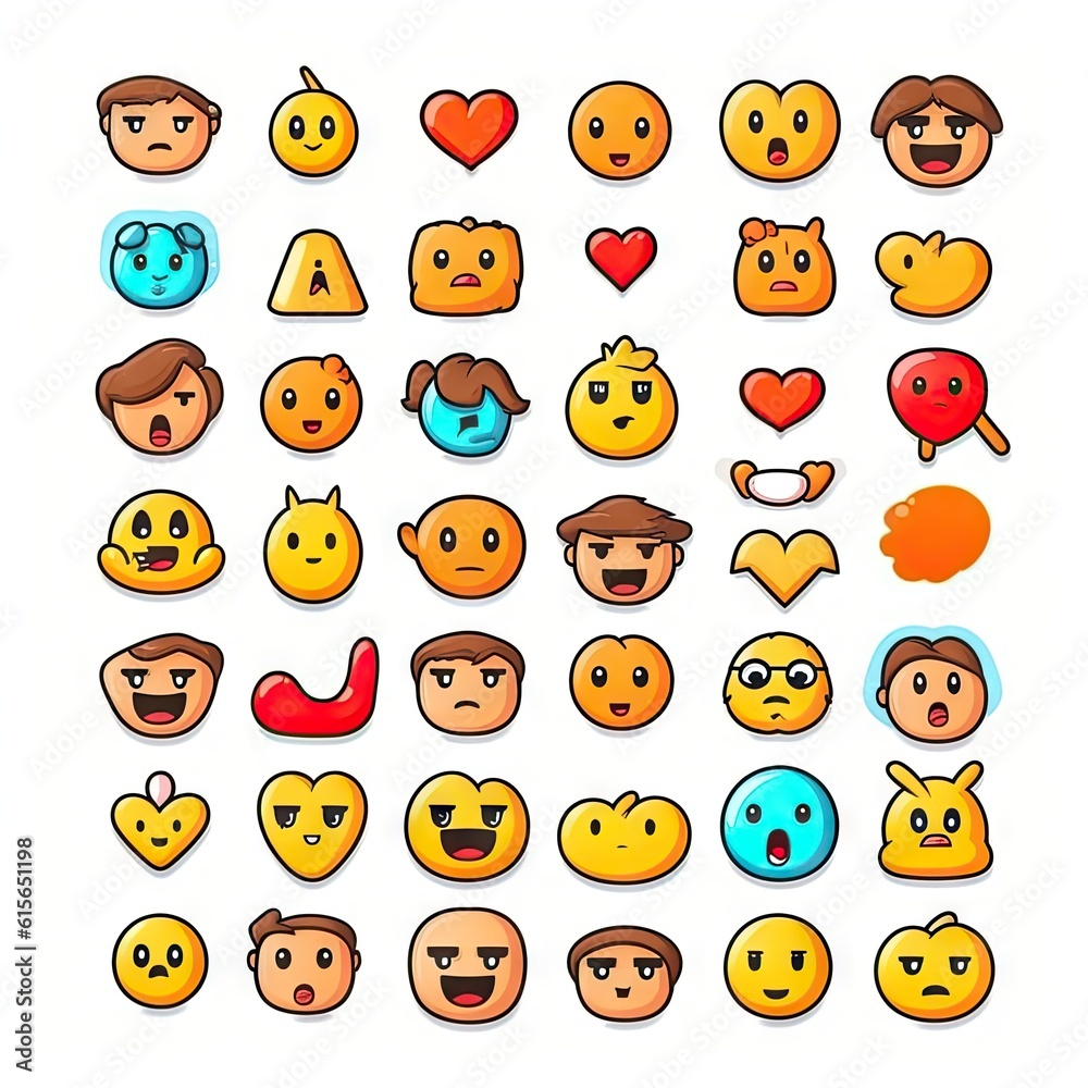 Cute icon for graphic resources generated from Ai. Cute icon for graphic resources generated from Ai.