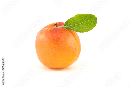 Apricot fruit isolated on white background