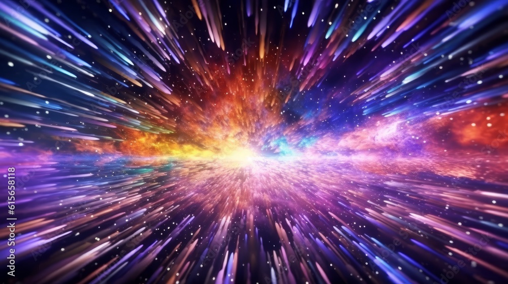Abstract patterns in the sky with many bright stars. Concept of wonder and magic. Generative AI Abstract patterns in the sky with many bright stars. Concept of wonder and magic. Generative AI