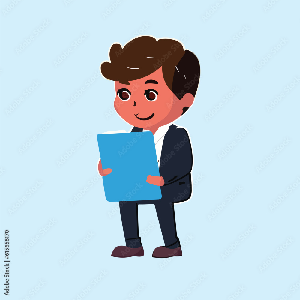 Vector business man character vector male manager Vector business man character vector male manager