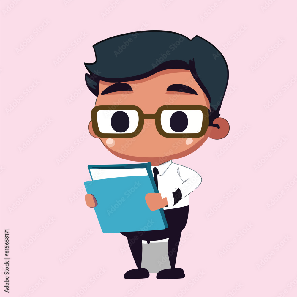 Vector business man character vector male manager Vector business man character vector male manager
