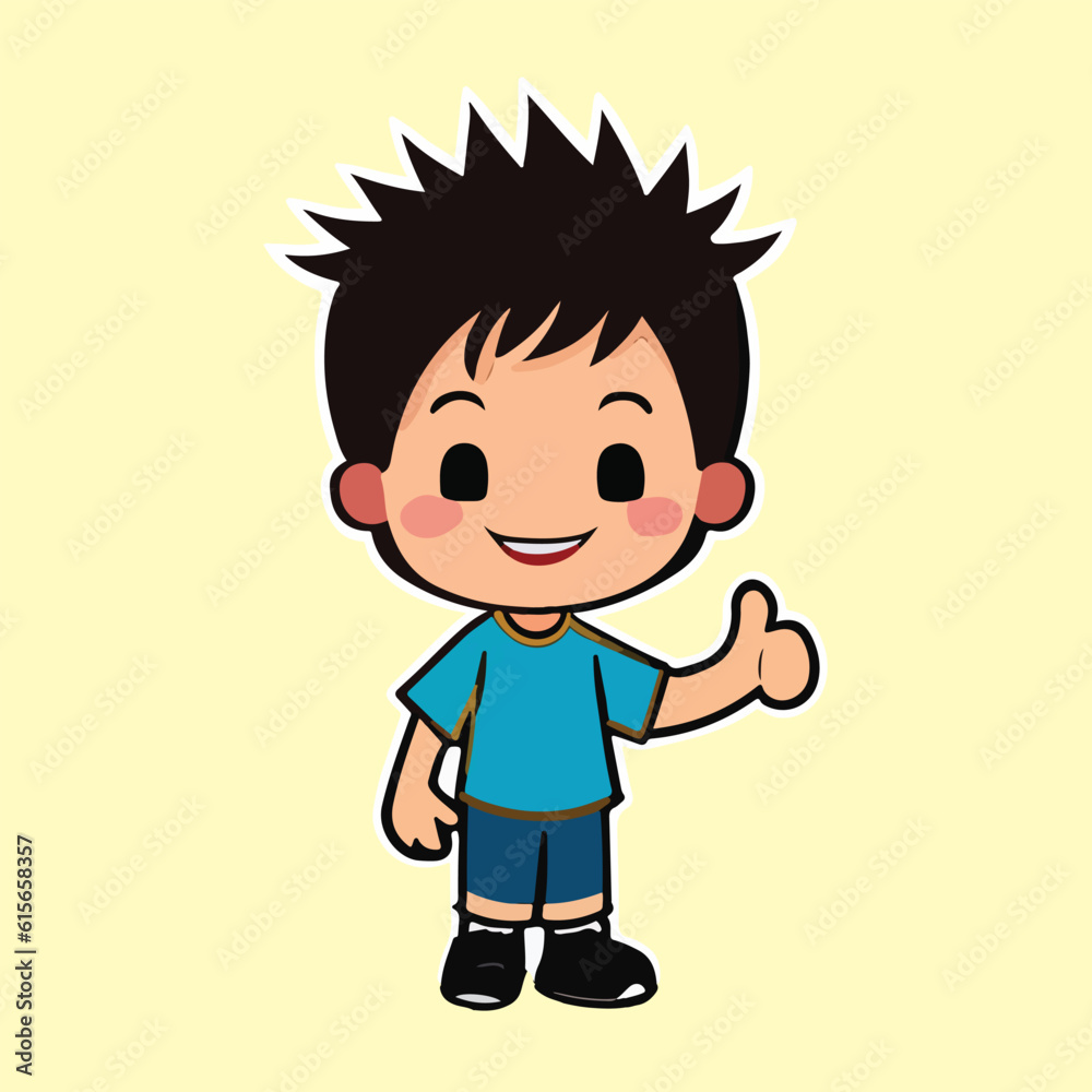 A cute baby vector art illustration A cute baby vector art illustration
