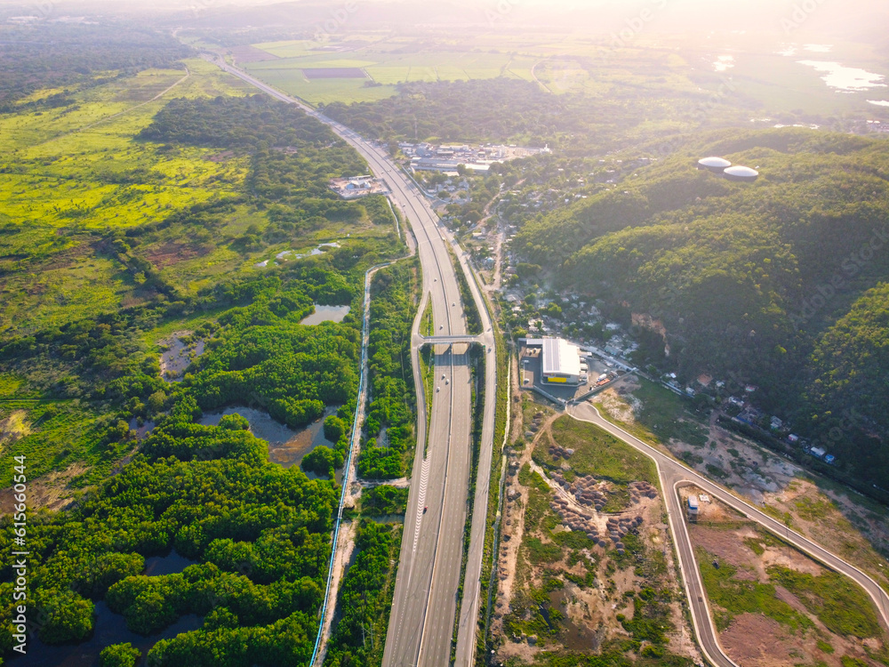 Nelson Mandella Highway in Jamaica (6 Lane Highway)