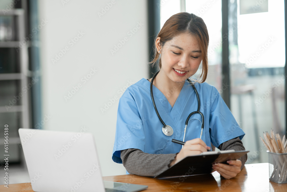 Female nurse doctor Working in a hospital or clinic Female nurse doctor Working in a hospital or clinic