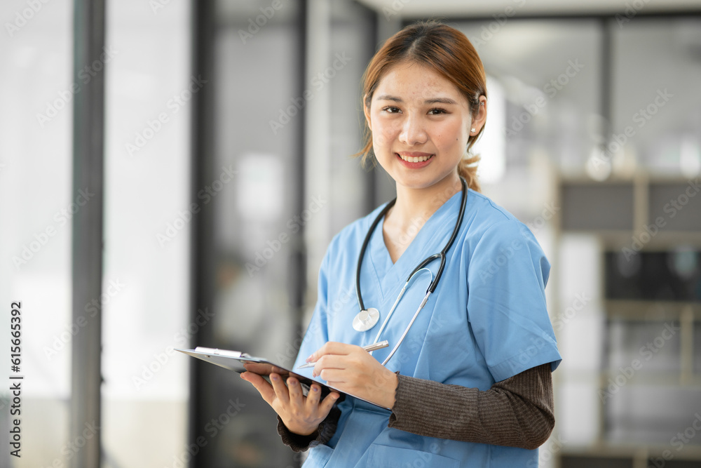 Female nurse doctor Working in a hospital or clinic Female nurse doctor Working in a hospital or clinic
