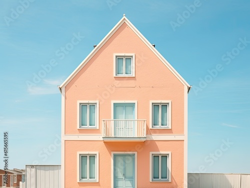 Pastel House - AI Generated