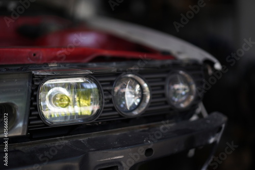 Car's headlamp design and detail