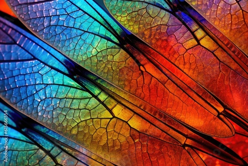 Dragonfly Wing Close-Up - AI Generated