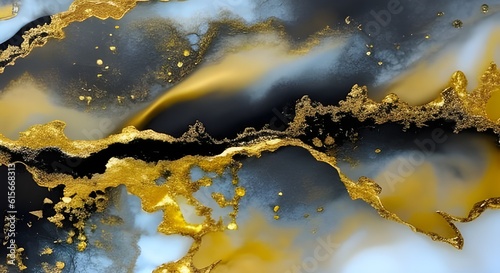 Gold and black marble texture © Chris