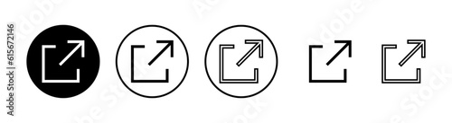 Free Download External link symbol icons set. Link icon. Link vector icon. Hyperlink chain symbol - GFXLoad