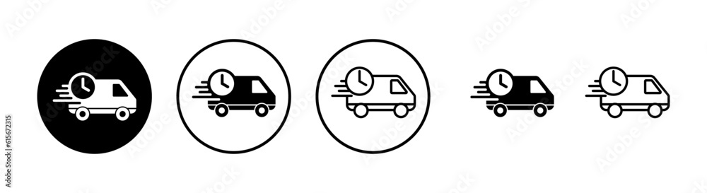Delivery Icons set. Fast Delivery Icon. Fast shipping delivery truck. Truck icon delivery Delivery Icons set. Fast Delivery Icon. Fast shipping delivery truck. Truck icon delivery