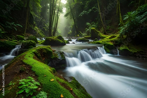 waterfall in the forest