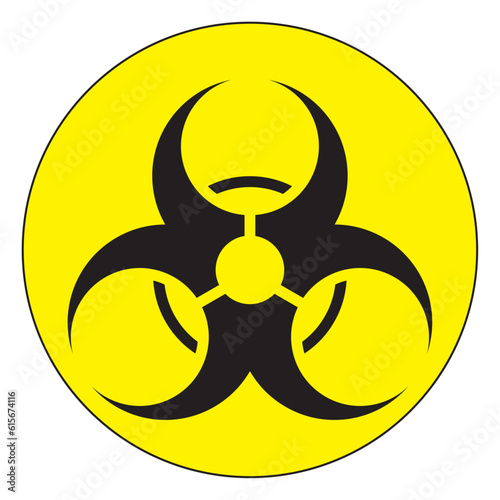 biohazard warning sign illustration