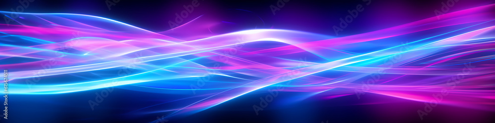 Purple and blue lines, AI generated Purple and blue lines, AI generated
